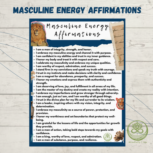 Masculine Affirmations